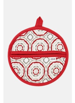 Sttelli Hypnotic Potholder 23 D cm, Maroon Combo  - Image 2