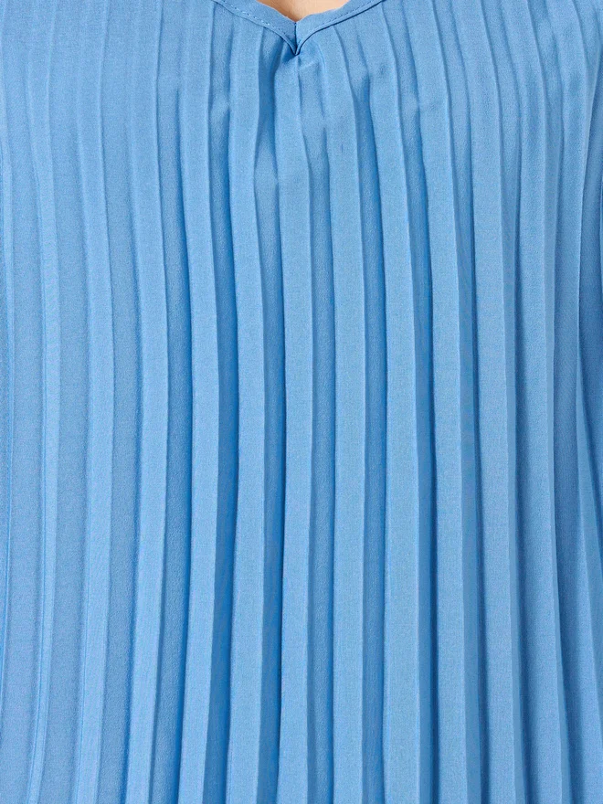 Take Two Pleated Midi Dress