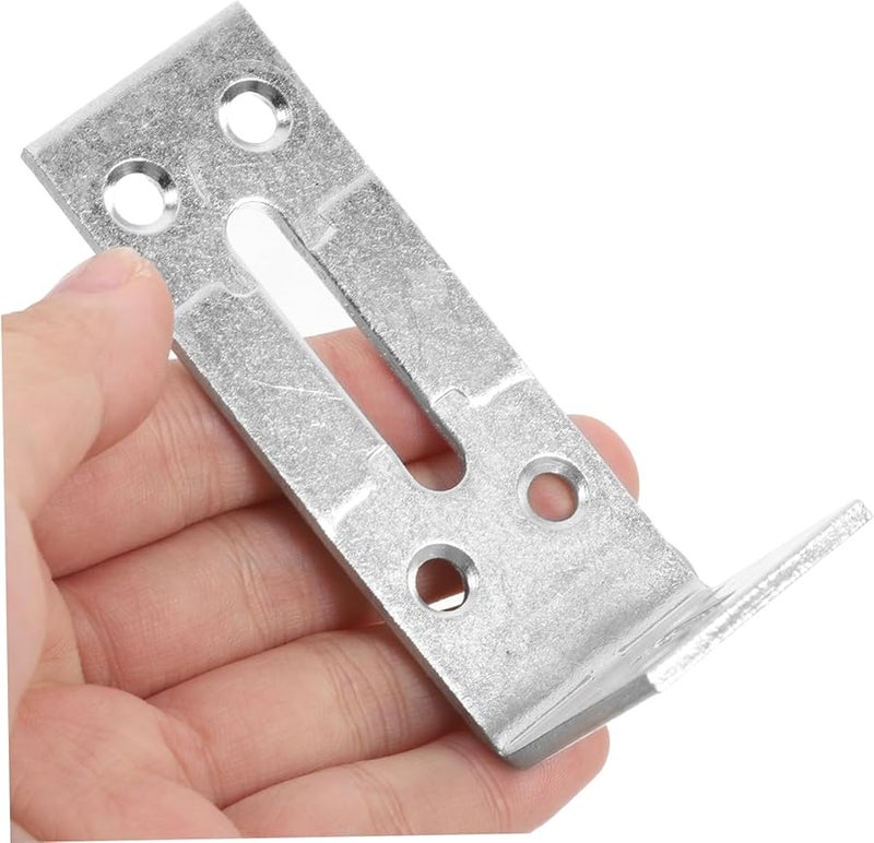 6Pcs Heavy Duty Stainless Steel Corner Brackets Adjustable Right Angle Braces For Shelves - Image 4