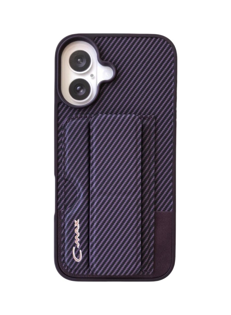 iPhone 16 Case with Kickstand & Card Holder
