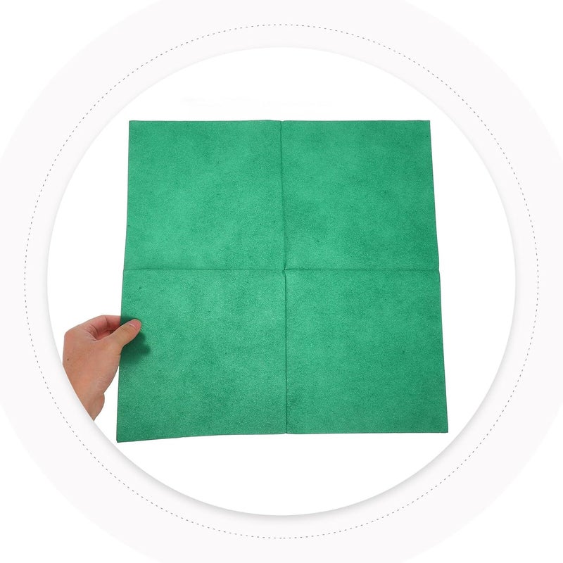 Vaguelly 25pcs Green Disposable Paper Napkins Linen-like Absorbent Hand Towels for Wedding Party Dinner Soft Guest Napkins for Bathroom Kitchen Events - Image 4