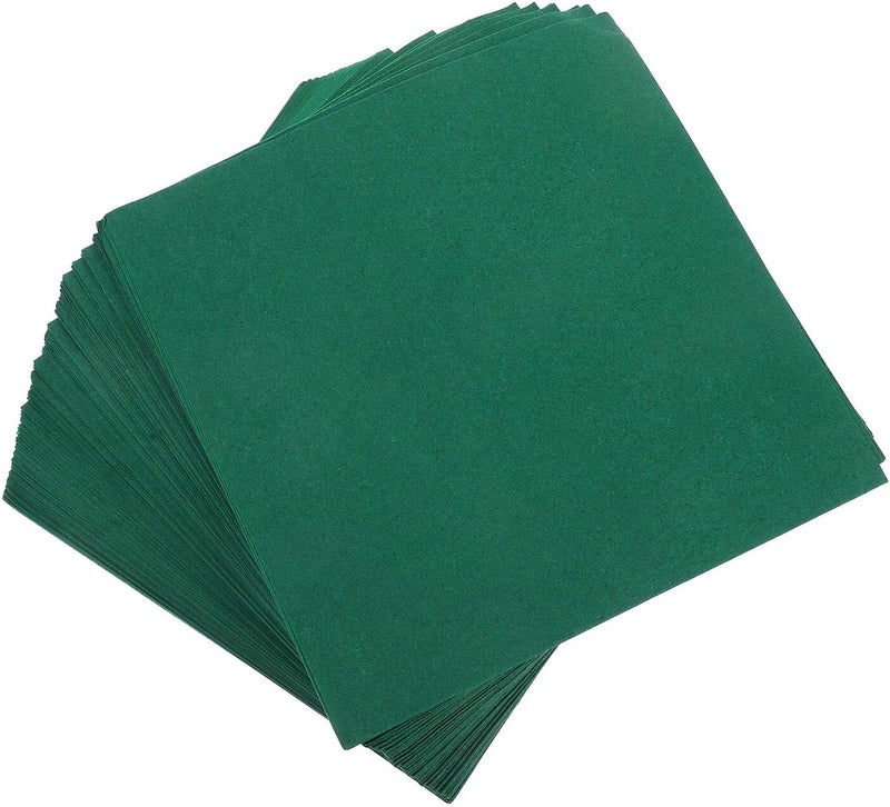 Vaguelly 25pcs Green Disposable Paper Napkins Linen-like Absorbent Hand Towels for Wedding Party Dinner Soft Guest Napkins for Bathroom Kitchen Events - Image 1