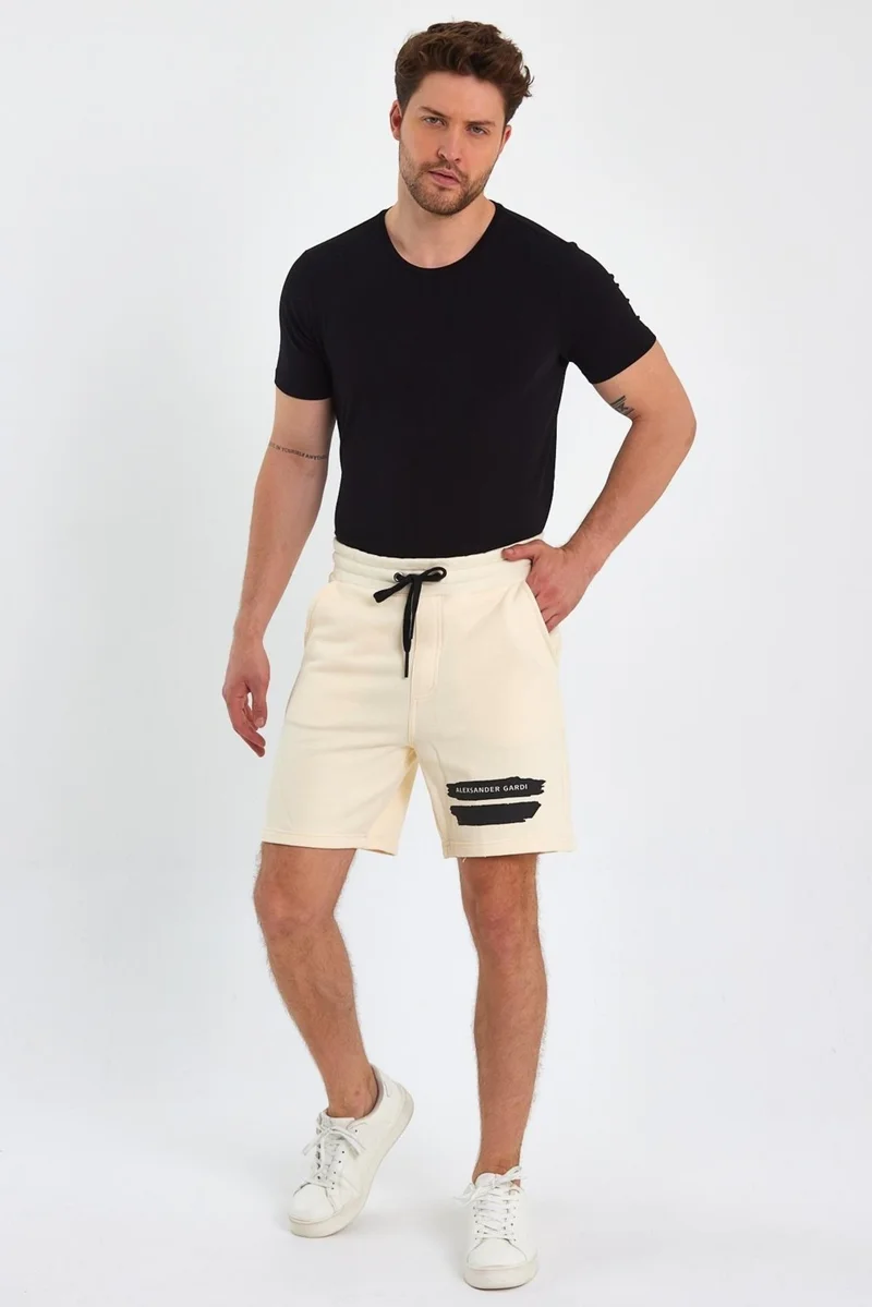 Alexandergardi Alexander Gardi Printed Shorts with Tie Waist (E23-0018)