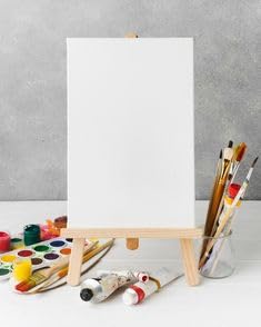 BEADS & CRAFT Beads Craft Rectangle Canvas Boards for Painting 100 Cotton 4 mm Thick Medium Grain Strudy Zero Percolation Art Panels for Oil Acrylic Watercolor Paint Pack of 1pc 14 x 18 - Image 3