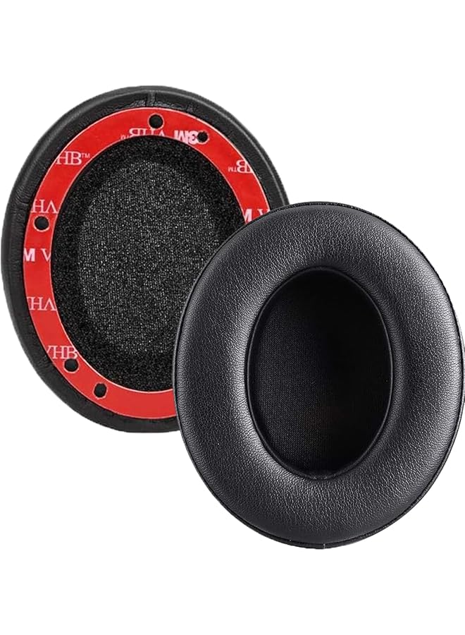 erorex Replacement Ear Pads Cushions For Beats Studio 2 & Studio 3 Wired & Wireless Headphones Earpads With Soft Protein Leather Noise Isolation Memory Foam Black - Image 4