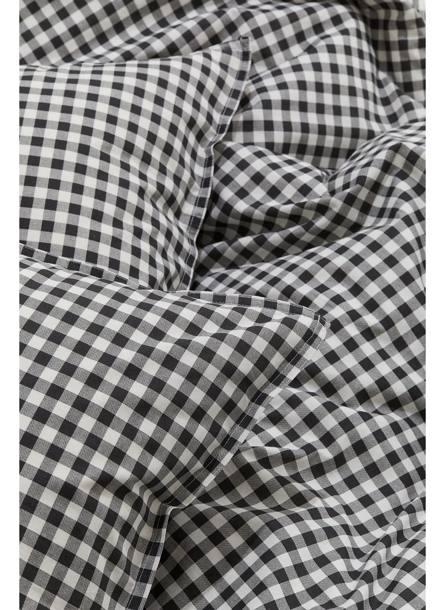 اتش اند ام Patterned Double/King Size Duvet Cover Set 251-022