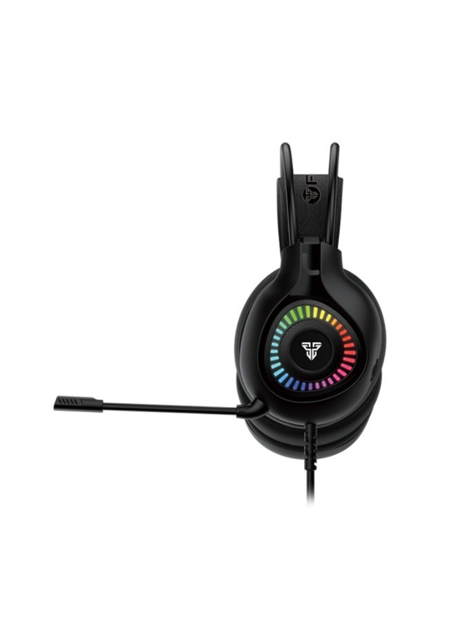 سماعة الألعاب أوربت HG25 RGB باللون الأسود