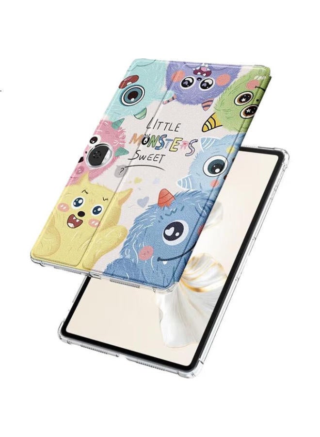Shell Sister Kekexiaojie Suitable For Honor Tablet 9 Protective Case, 12.1-Inch Model Honor Tablet Computer Case, Student Office Cartoon Cute Full Protection Anti-Drop Cover - Image 2
