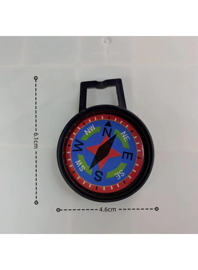 Children's Toy Accessories 6688 Badge Decorative Badge Play House Cartoon Plastic Badge Watch Compass Wholesale-Color:Red Badge  - Image 5