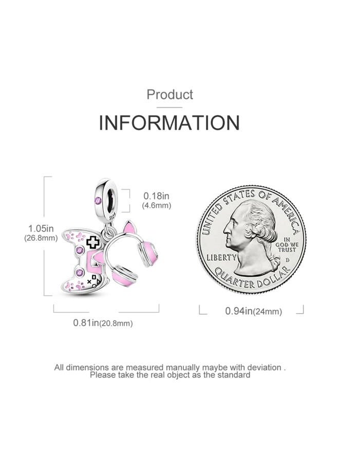 CYCUFF 925 Sterling Silver Charms Suitable for Charm Necklaces, Bracelet Pendants Beads Jewellery Gift for Women Girls, Sterling Silver, 925 sterling silver - Image 4