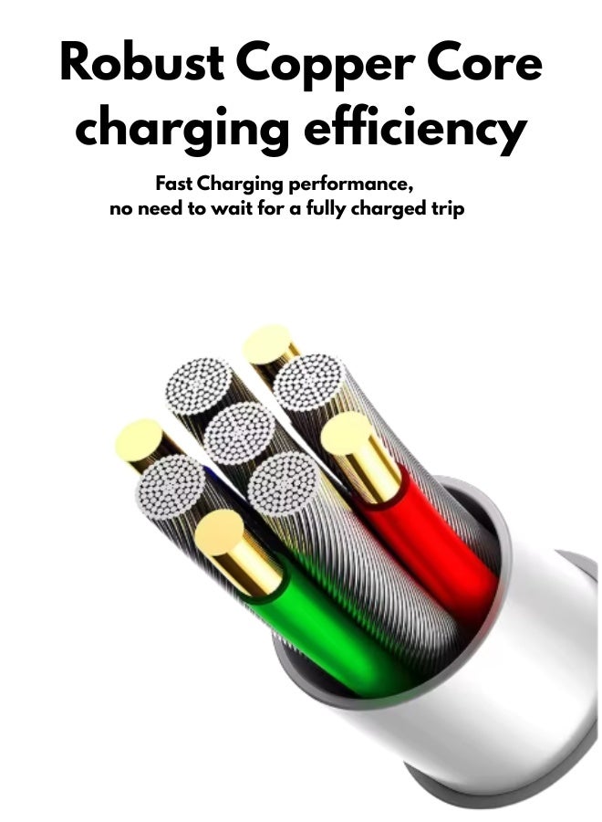 High-Speed USB to Type-C Cable – 5A Fast Charging & Data Transfer – Durable, Tangle-Free Design – Works with Android, Tablets, Laptops & More - Image 2