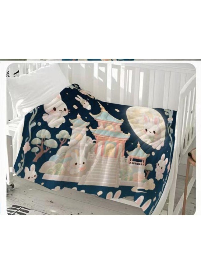 general Flannel thin blanket (warm and comfortable, suitable for sleep, gaming, dust removal and sandproof) 150cm*200cm - 190 - Image 1