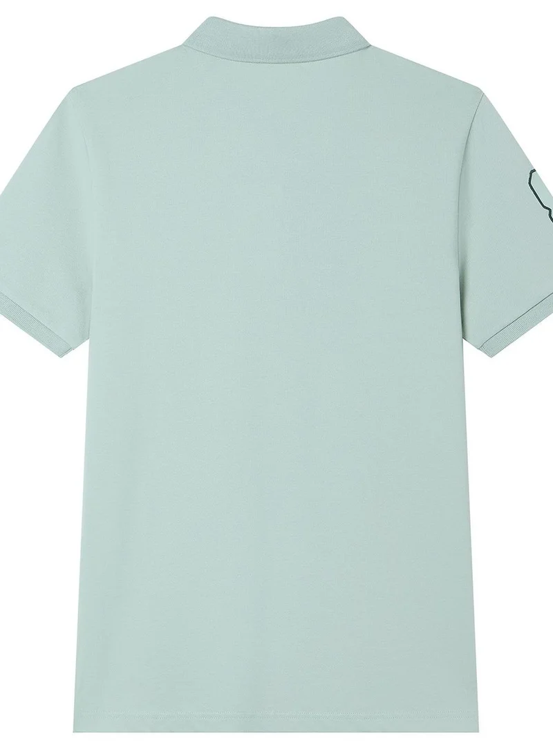 Giordano Men’s Slim Fit Napoleon Embroidery Lycra Pique Polo