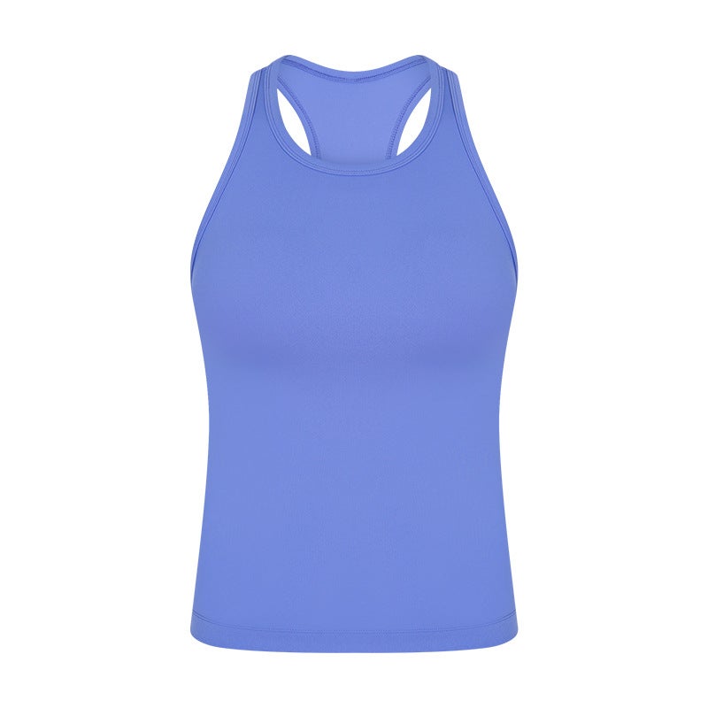 Generic Womens High-Neck Slim-Fit Yoga Sport Tank Top DT343 Changchun Flower Basket 