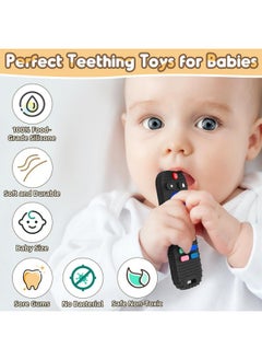 AiTuiTui Teething Relief Teethers Toys for Babies 3 6 9 12 Months Gifts, Silicone Sensory Teether Remote Control & Game Controller Baby Bath Toys for Newborn Infant Toddler Boy Girl Autism Birthday - pzsku/ZDAD97D796027D928ED05Z/45/_/1737031273/7913e842-9fa9-427b-ac14-3d4c94360ecb