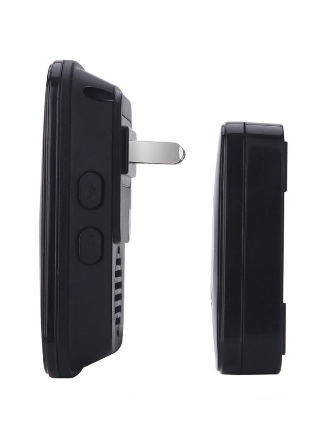 جرس باب لاسلكي صغير مقاوم للماء، جرس باب 110 ديسيبل، وضع كتم الصوت، طقم جرس باب مقاوم للماء، مدى يزيد عن 985 قدمًا، 60 جرس باب، 5 مستويات من الصوت وفلاش LED للمنزل والمكتب والفصول الدراسية - Image 2