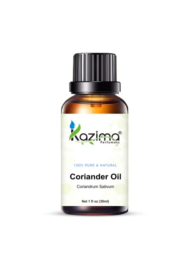 KAZIMA Coriander Essential Oil - 100% Pure Natural & Undiluted For Skin care & Hair care (30ml) - Image 3