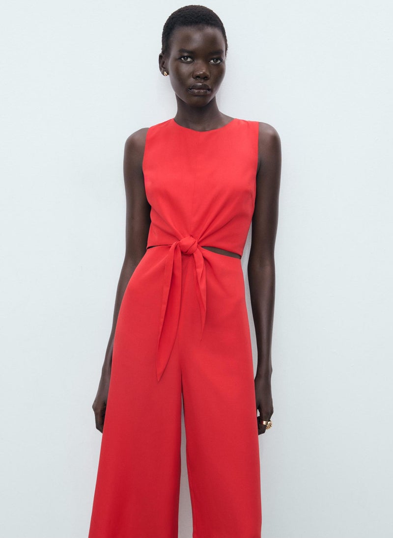 MANGO Casual Lana Playsuit - Image 4
