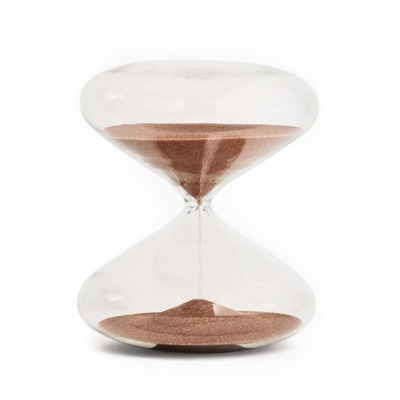Intelligent Change Intelligent Change Mindful Focus 30Minute Hourglass Sand Timer Desk Timer for Productivity and Time Management Minimalist Timer Decorative Gifts 33 L x 29 W inches 