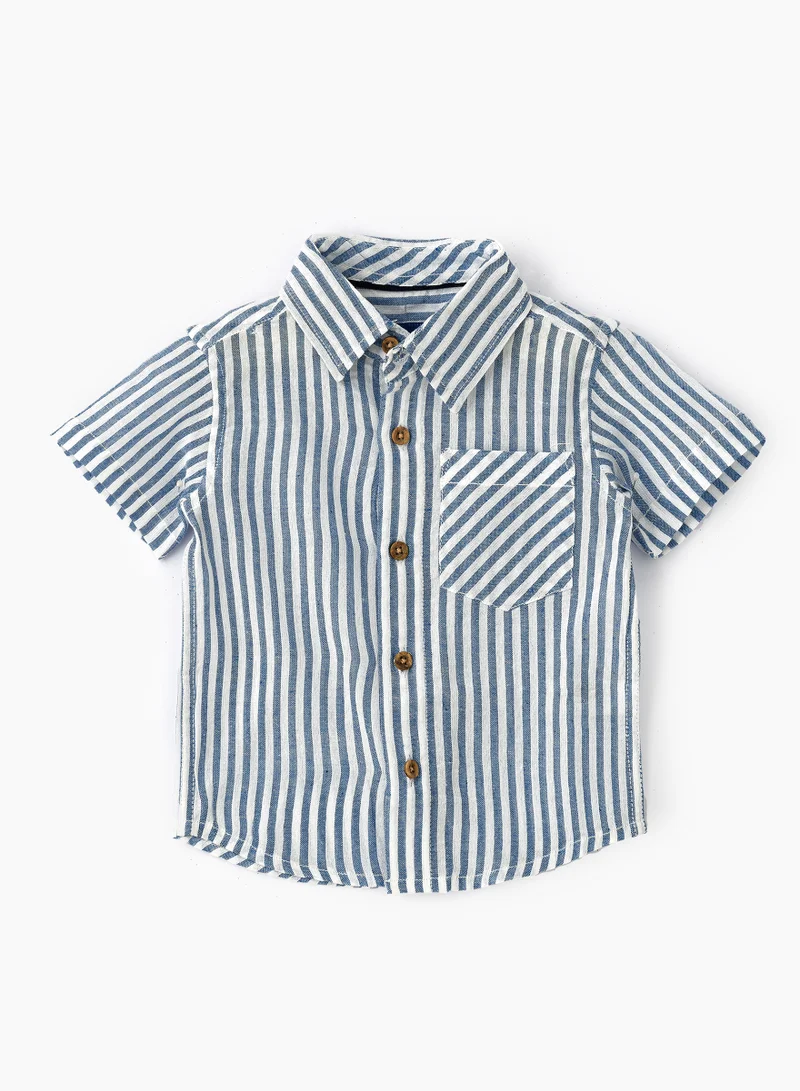 JAM Boys Woven Cotton Striped Shirt