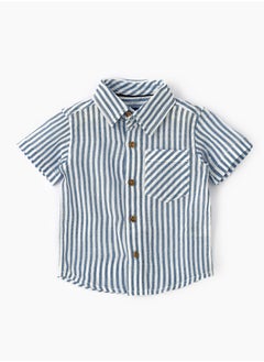 JAM Boys Woven Cotton Striped Shirt  - Image 1