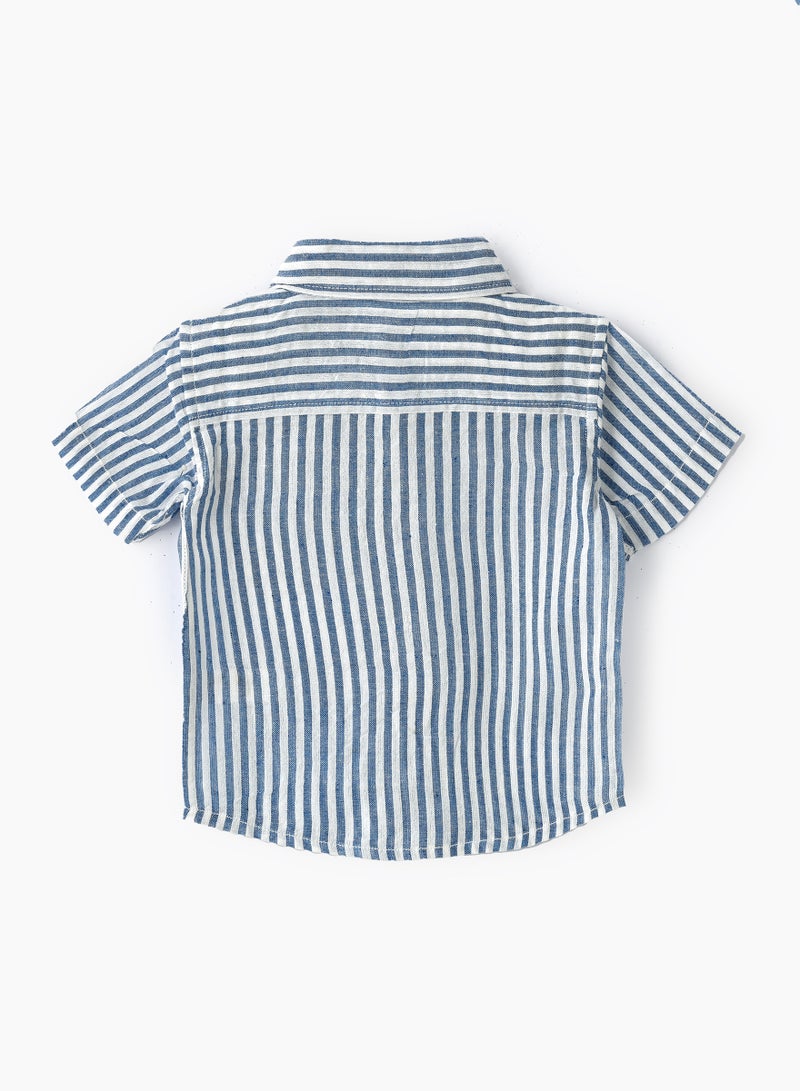JAM Boys Woven Cotton Striped Shirt  - Image 2