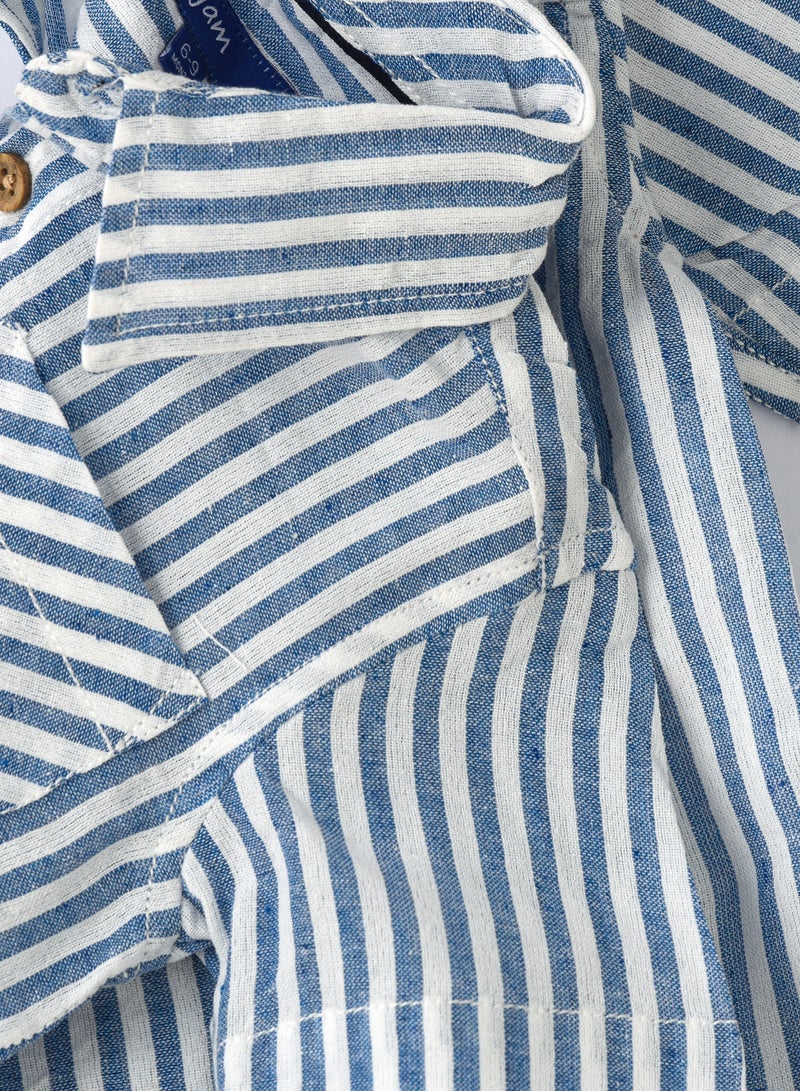 JAM Boys Woven Cotton Striped Shirt  - Image 4