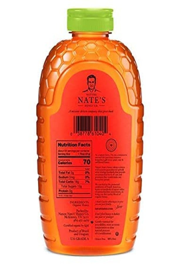 Nature Nate's 100% Organic Pure Raw & Unfiltered Honey (40 oz.) - Image 2