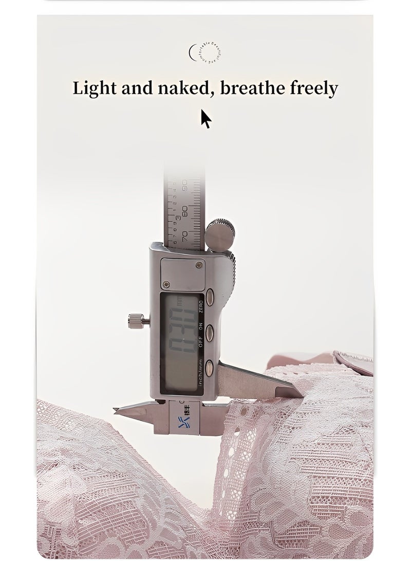 REOCLE Women's Lace Bras Front Criss Cross Bras Wireless Push Up Seamless Bra Comfy Posture Corrector Sports Yoga Bra - Image 2