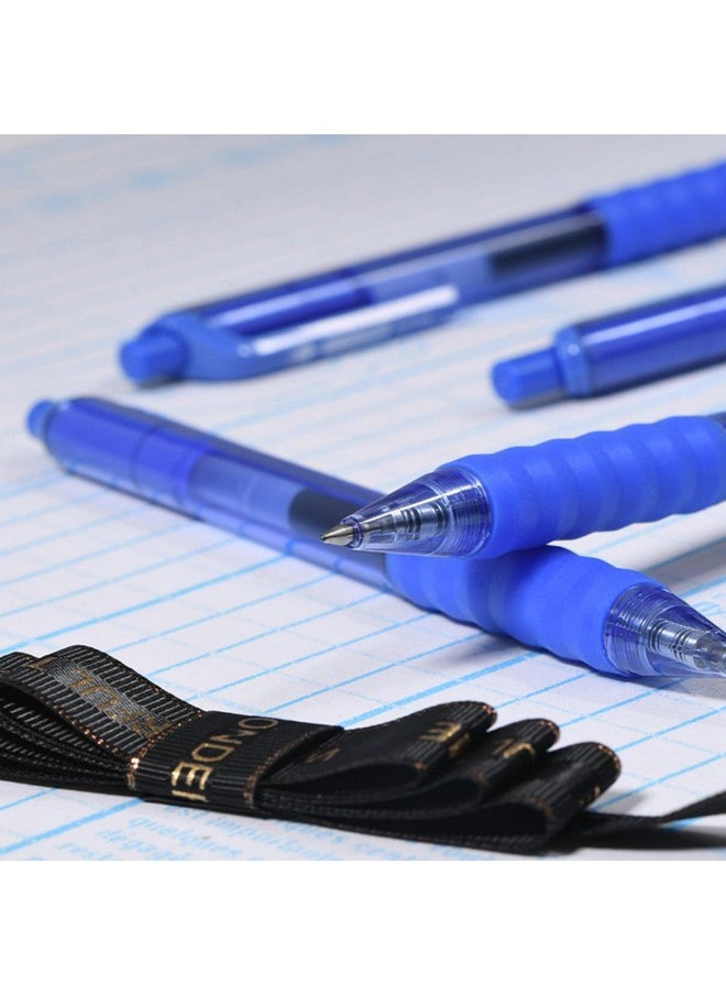 AIHAO - Blue Gel Pens, Blue Ink Medium Point 0.7Mm, Retractable Rollerball Gel Ink Pen For Smooth Writing, Journaling, Planner,12 Pack - Image 1