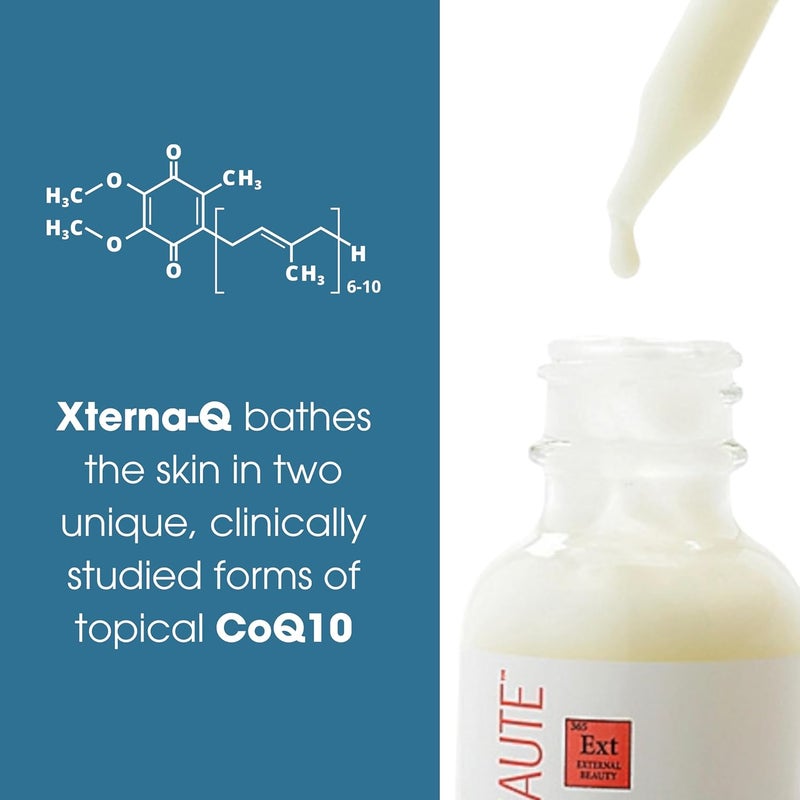 Consult Beaute استشارة بيوتي XTERNAQ كريم مرطب ومصل للوجه مضاد للشيخوخة عالمي نهاري وليل CoQ10 للبشرة الجافة ثنائي ببتيد Q10 نياسيناميد لاستعادة حاجز البشرة وتقليل الخطوط والتجاعيد بشكل ملحوظ - Image 4