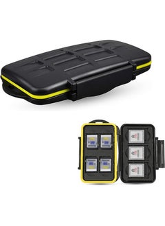 erorex Sturdy and Rigid Memory Card Storage Case fits 4 x SD SDHC SDXC and 3 x XQD CFexpress Type B Cards (4 SD 3 XQD)  - Image 1