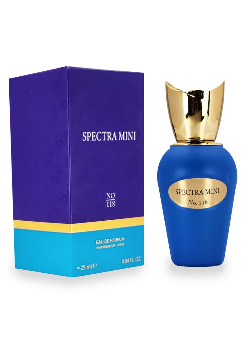 Spectra Mini 118 Eau De Parfum Unisex Perfume - 25ml - Image 1