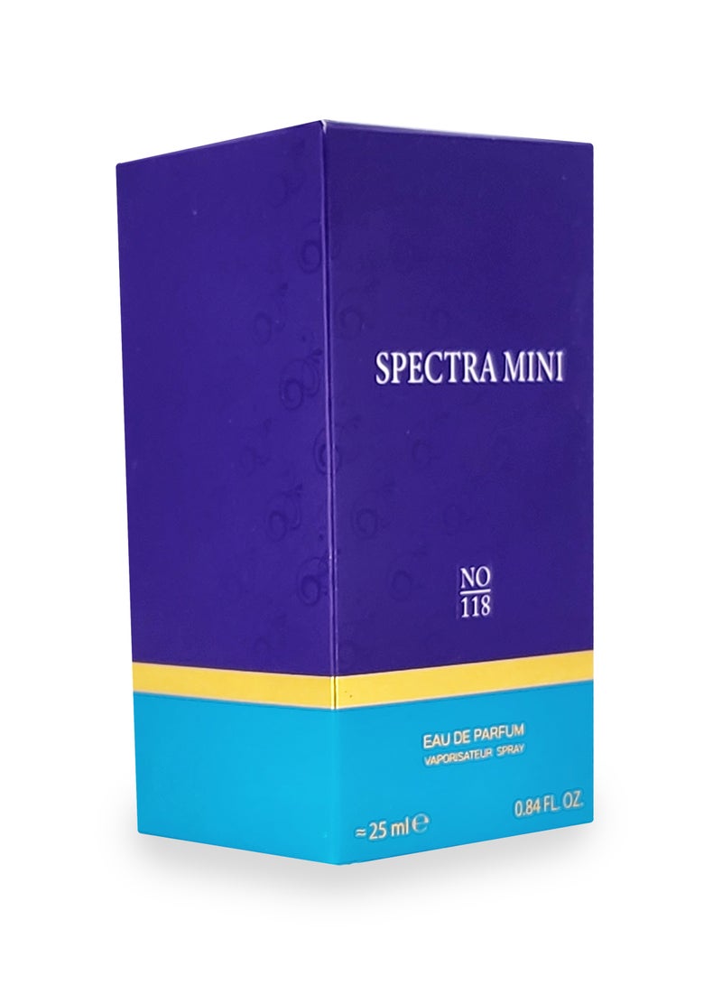 Spectra Mini 118 Eau De Parfum Unisex Perfume - 25ml - Image 3