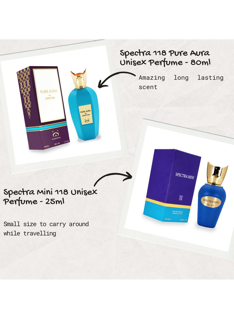 Spectra Mini 118 Eau De Parfum Unisex Perfume - 25ml - Image 4
