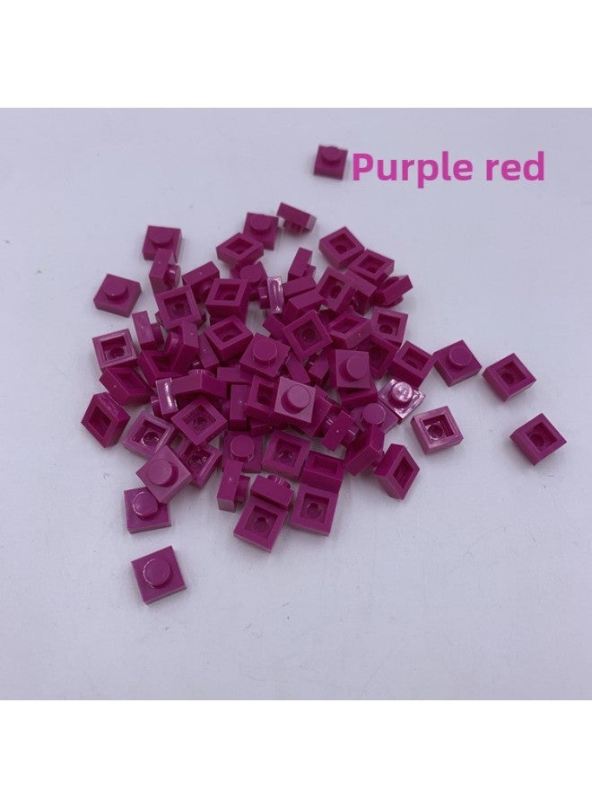 Building Block Parts Small Particles Basic Parts Short 1*1 Hole Pixel Particles Assembled Building Blocks Draw Two-dimensional Code 0.1 Kg/bag
