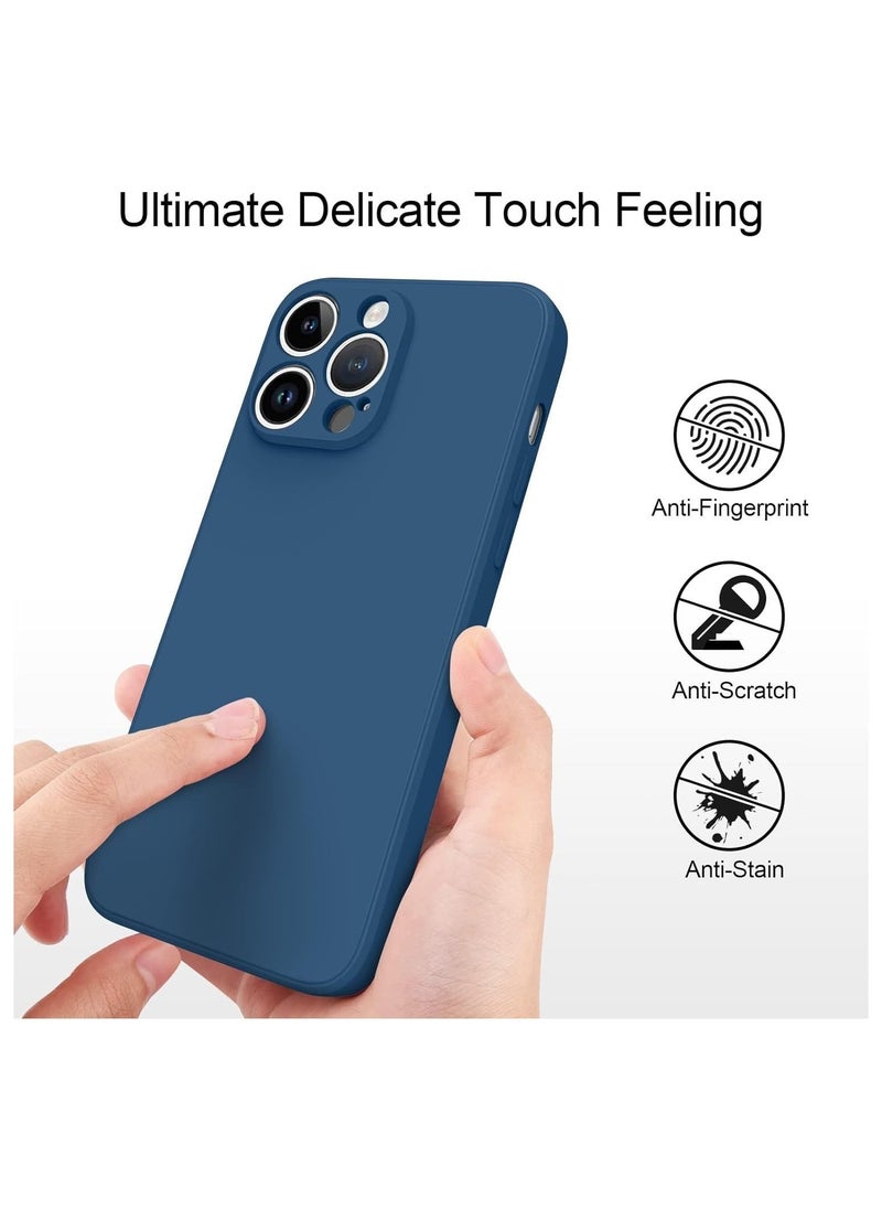 ELTRAZONE Case for iPhone 15 Pro Max, Classic Liquid Silicone Shockproof, Durable, Anti-Drop, Full Protection cover (15 Pro Max, Blue) - Image 4