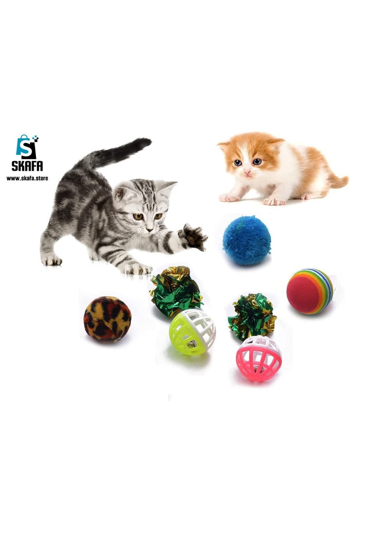 SKAFA - Cat Toys 15 pcs | Kitten Toys Assortments | Mini Tent, Cat Feather Teaser | Wand Interactive Feather Toy Fluffy Mouse, Crinkle Balls for Cat, Puppy, Kitty, Kitten - Image 1