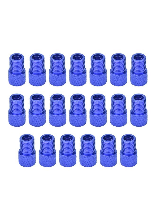 Thoraya 20 pcs Silicone Valve Adapter Valves Cap for Bike Bicycle Tire Dust Cover Road Bicycles Accessoriesblue  - Image 2