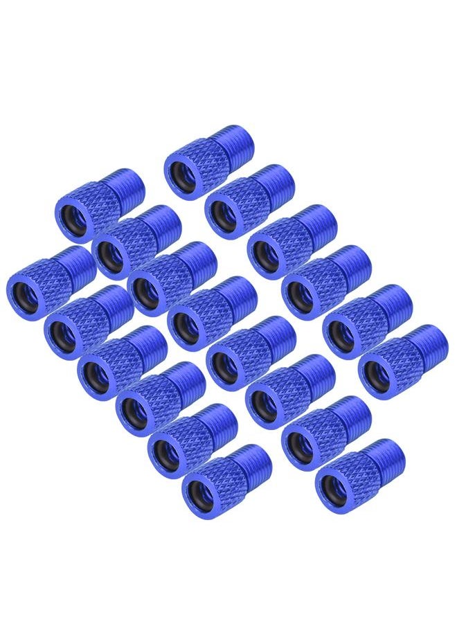 Thoraya 20 pcs Silicone Valve Adapter Valves Cap for Bike Bicycle Tire Dust Cover Road Bicycles Accessoriesblue  - Image 3