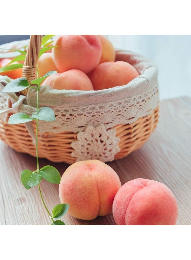 Artificial Peach Pendant Decor, set of 2 Pcs Lifelike Fake Fruit Peach String - Simulation Kitchen & Party Decoration, Home Wall Hanging - Image 2