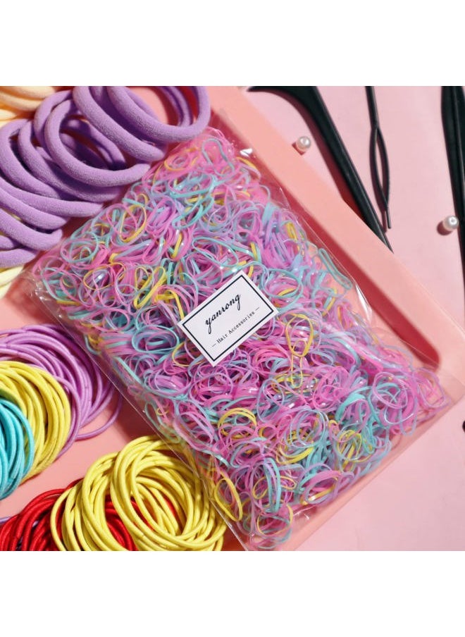 YANRONG - 1159PCS Hair Accessories for Woman Set Seamless Ponytail Holders Variety Hair Scrunchies Hair Bands Scrunchy Hair Ties For Thick and Curly (Multicolour) - Image 1