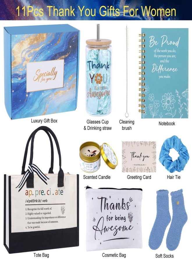 Ithmahco Thank You Gifts For Women, Administrative Professional Day Gifts, Employee & Teachers Appreciation Present, Thank You Gift Basket For Dental Assistant, Principal, Secretary, Social Worker, Coworker - Image 3