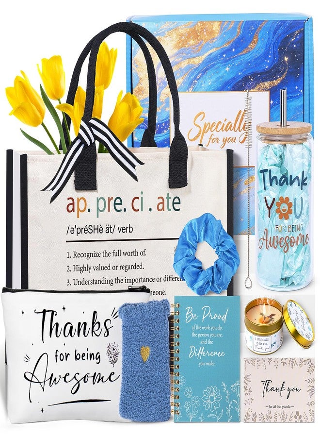 Ithmahco Thank You Gifts For Women, Administrative Professional Day Gifts, Employee & Teachers Appreciation Present, Thank You Gift Basket For Dental Assistant, Principal, Secretary, Social Worker, Coworker - Image 1