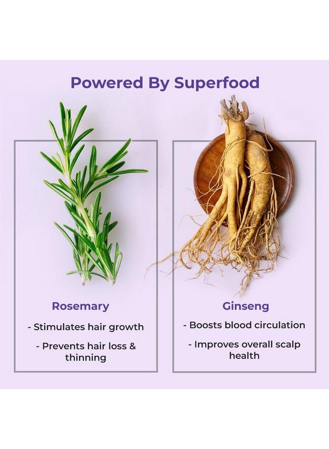 Naturali شامبو ناتورالي لمكافحة تساقط الشعر | 3x التحكم في تساقط الشعر | مع إكليل الجبل، البيوتين والجينسنغ | بدون كبريتات بدون بارابين | شامبو إكليل الجبل لنمو الشعر | 200 مل - Image 4