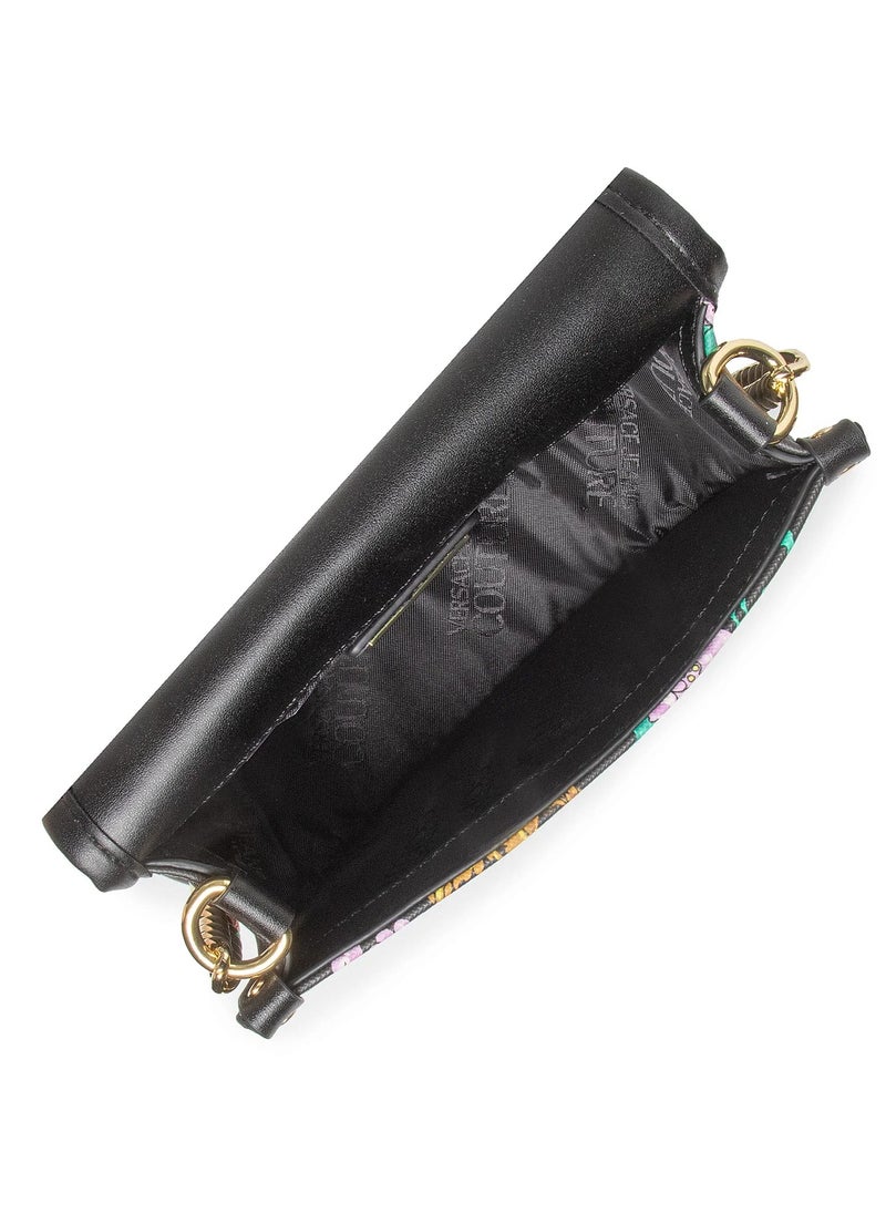 Versace Jeans - Versace Crossbody Saddle Bag - Black - Image 1