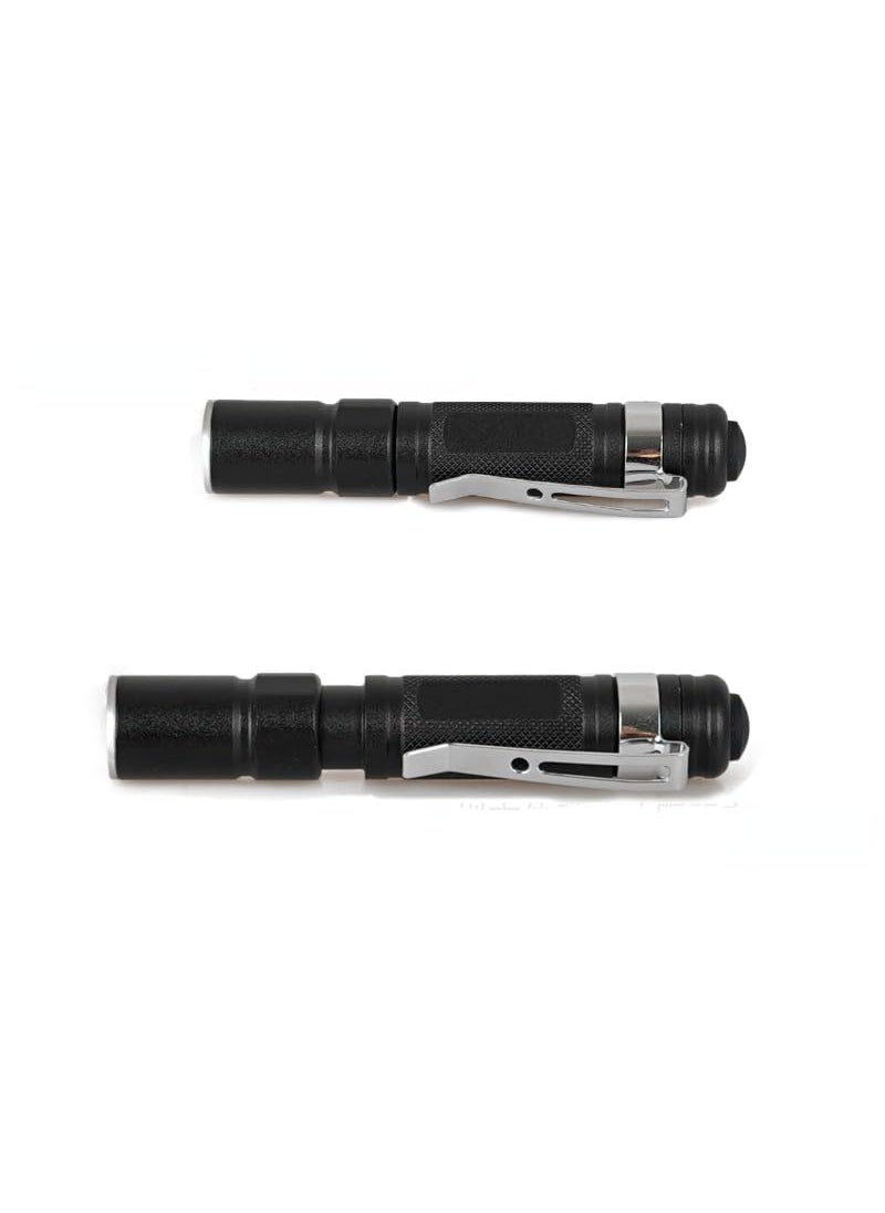 smars smars Pen Sized Mini Flashlight Pocket Clip Torch with Adjustable Focus for Doctors Medical penlight  - Image 3
