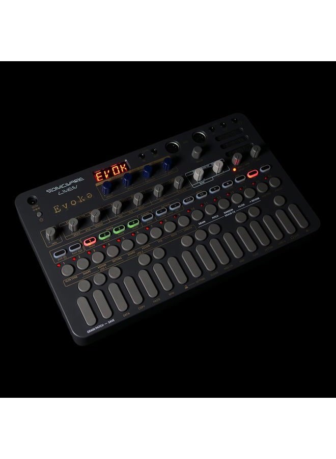 Sonicware Liven Evoke [Acoustronic Synthesizer with Granular Effect] – Portable Synthesizer for Cinematic Ambient and Post-Classical Music Production, Battery-Powered, Built-In Speaker - Image 5