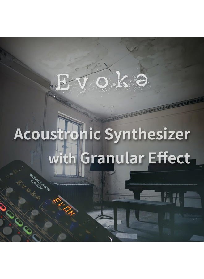Sonicware Liven Evoke [Acoustronic Synthesizer with Granular Effect] – Portable Synthesizer for Cinematic Ambient and Post-Classical Music Production, Battery-Powered, Built-In Speaker - Image 3