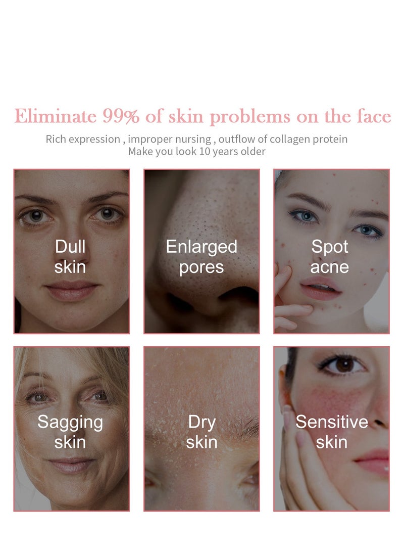 Jaysuing - 5 In 1 Moisturizing Whitening Facial Set, With Hyaluronic Acid Niacinamide Collagen Vitamin , Fast Absorbing Dark Spot Corrector Cream, Anti Wrinkles Cream For Age Defying Beauty - Image 1